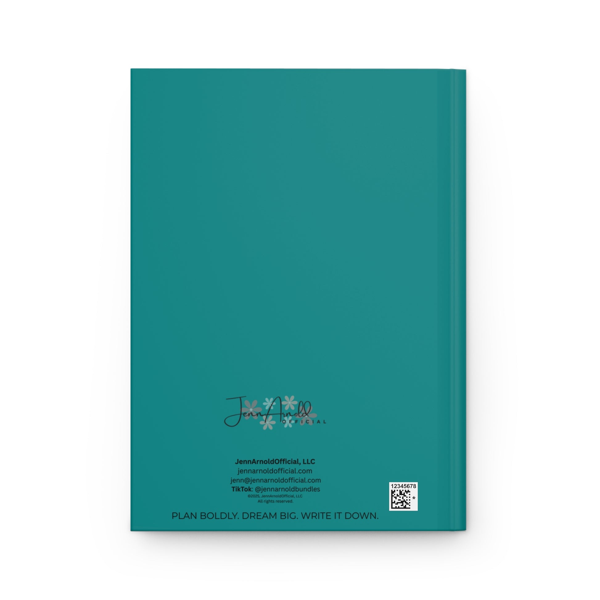 Live the Life You Want Teal 5.75"x8" Journal