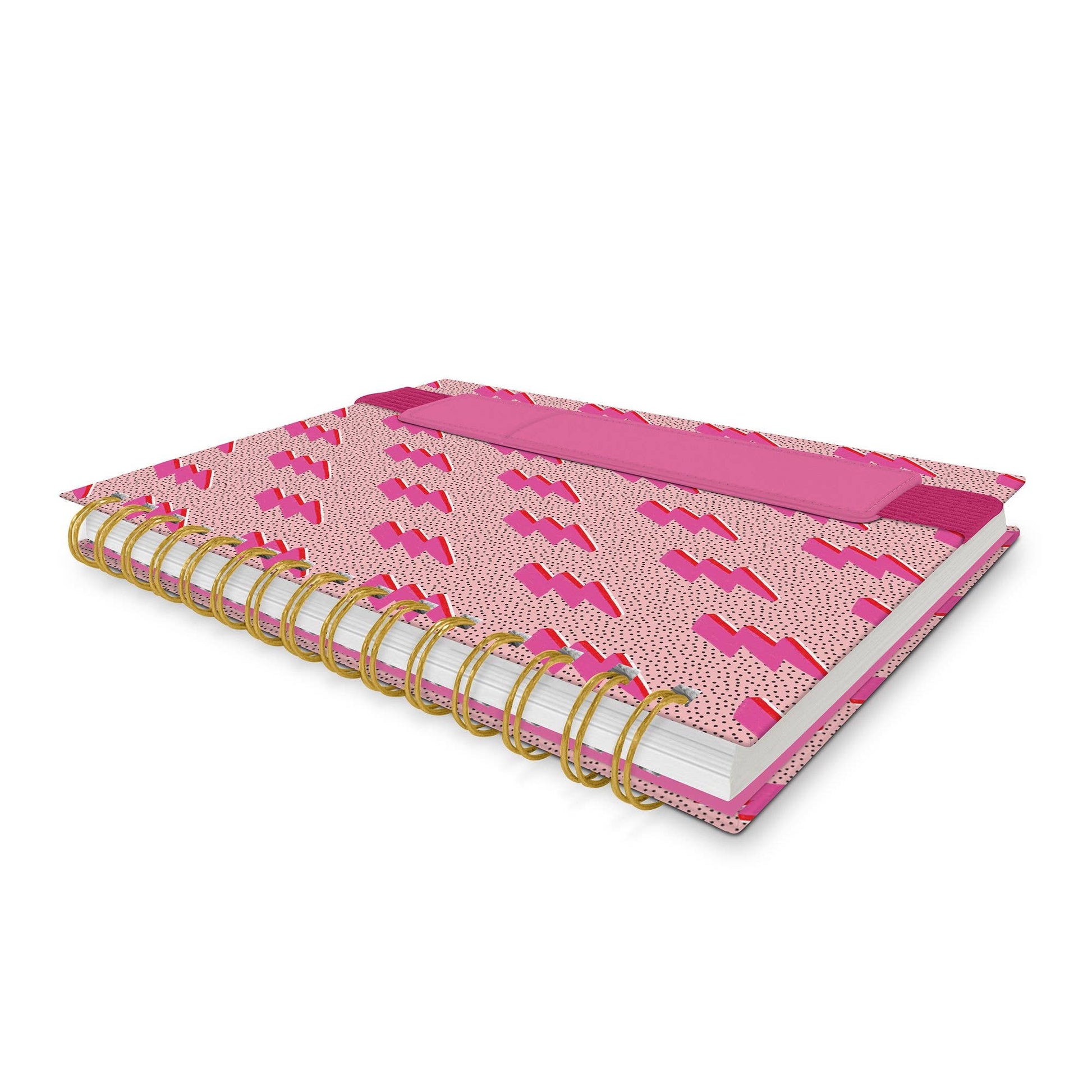 Charged Up Oliver Notebook with Pen Pocket