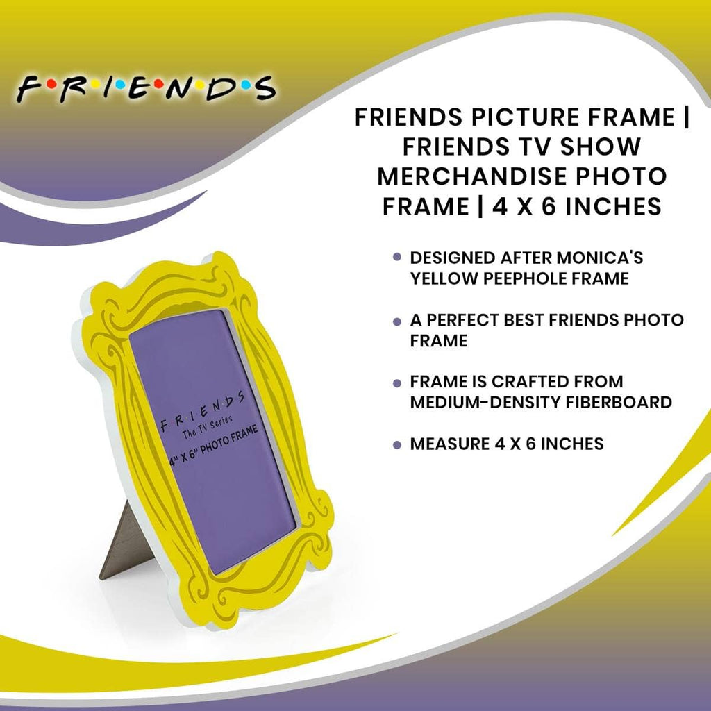 Friends Yellow Peephole 8 x 6 Inch Photo Frame