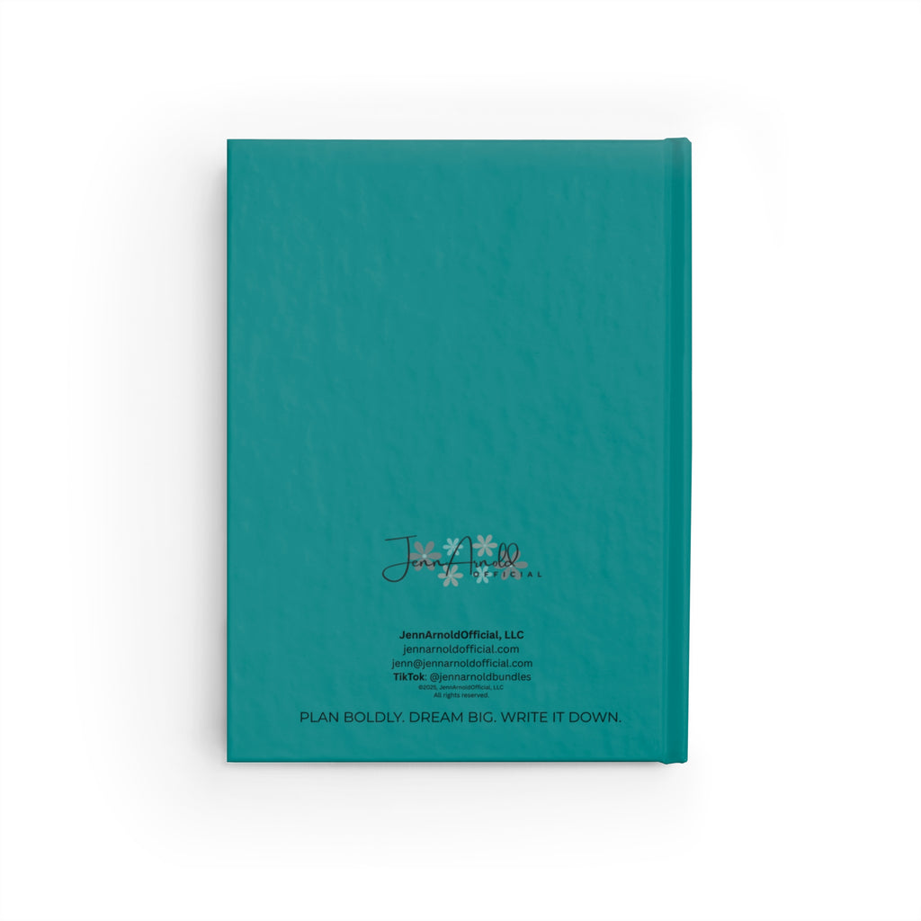 Live the Life You Want Teal 5"x7" Journal