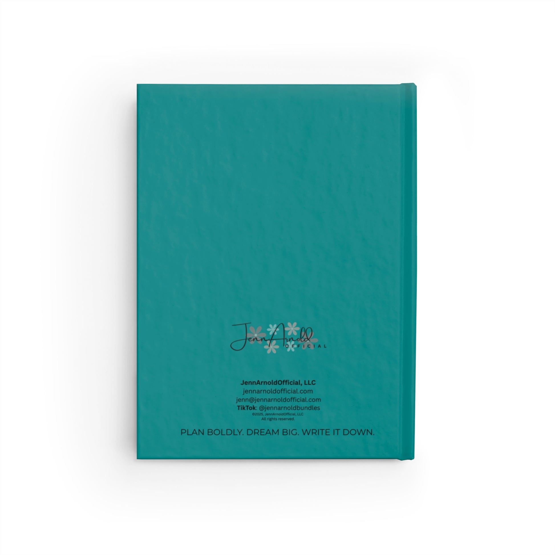 Live the Life You Want Teal 5"x7" Journal