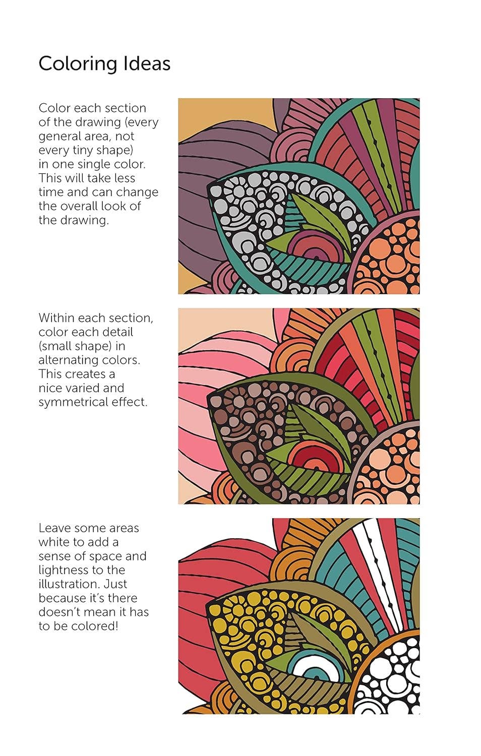 Color Zen Coloring Book - Take Along Size Adult Coloring