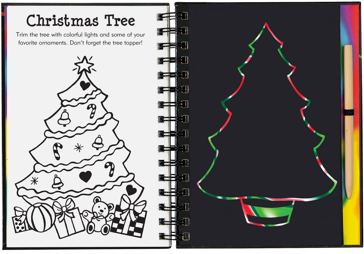Merry Christmas Scratch and Sketch