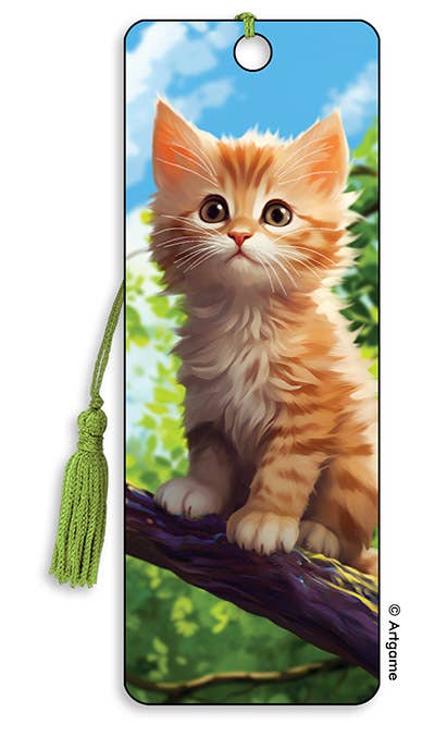 3D Royce bookmark - Summer Kitten
