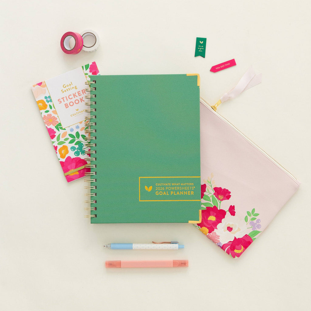 2026 One-Year PowerSheets® Goal Planner | Leaf