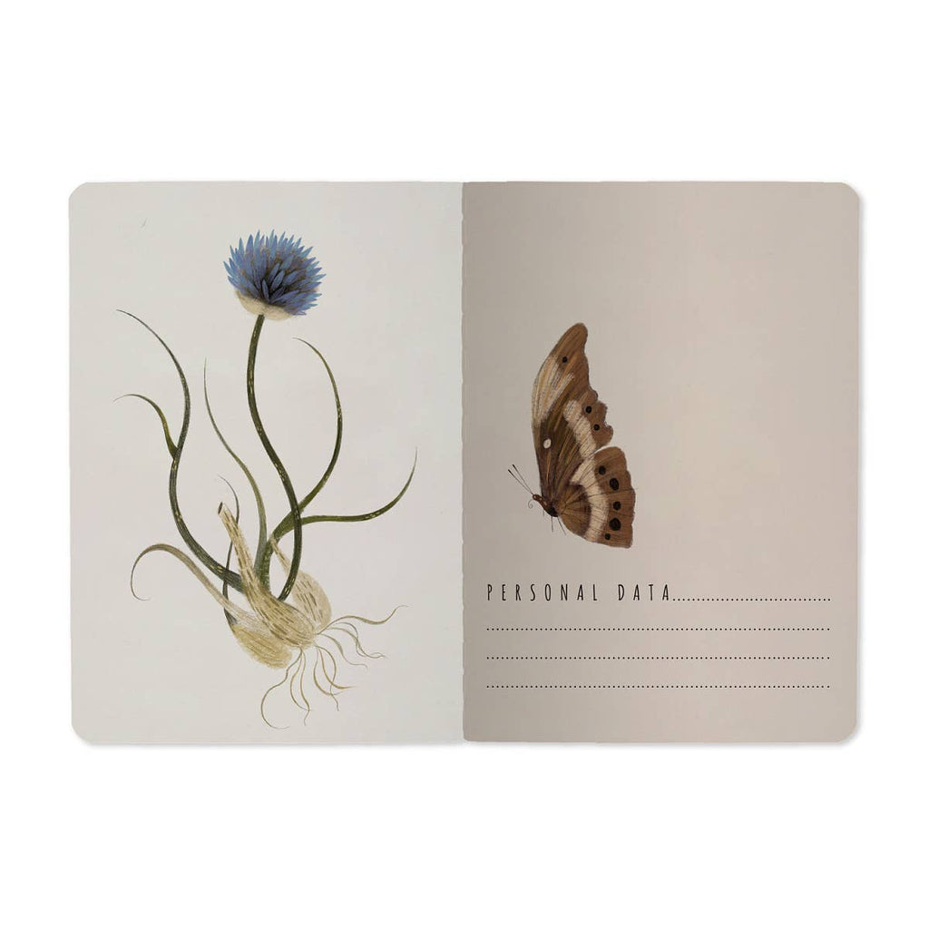 A6 Passport Notebook -Symmetrical Flora