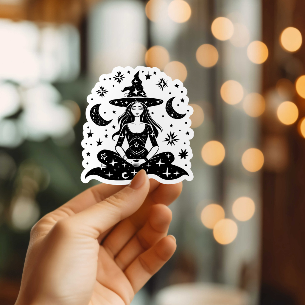 Beautiful Witch Vinyl Sticker