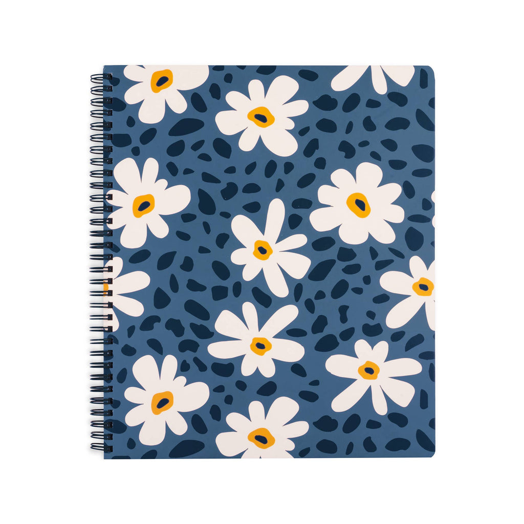 Large Notebook, Leopard Daisy