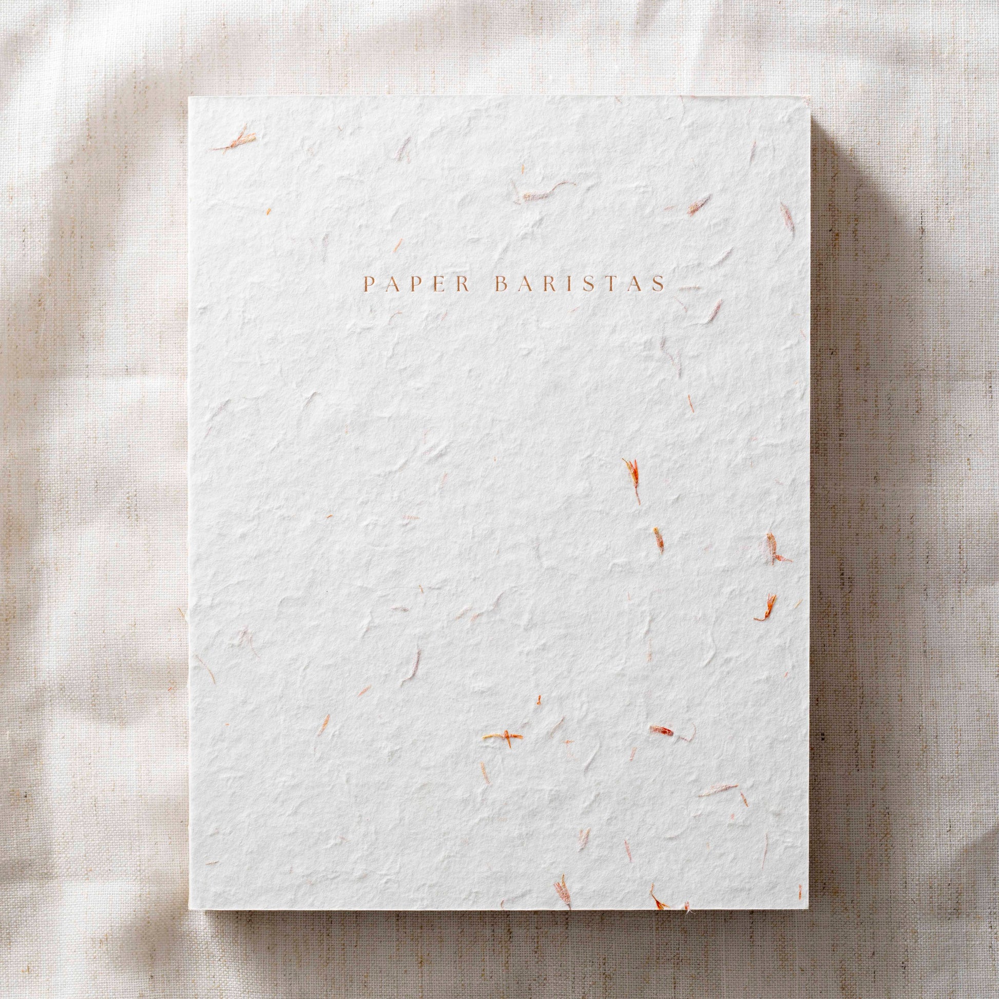 Journal Notebook Planner | Dot Grid Lined Petal Seed Paper