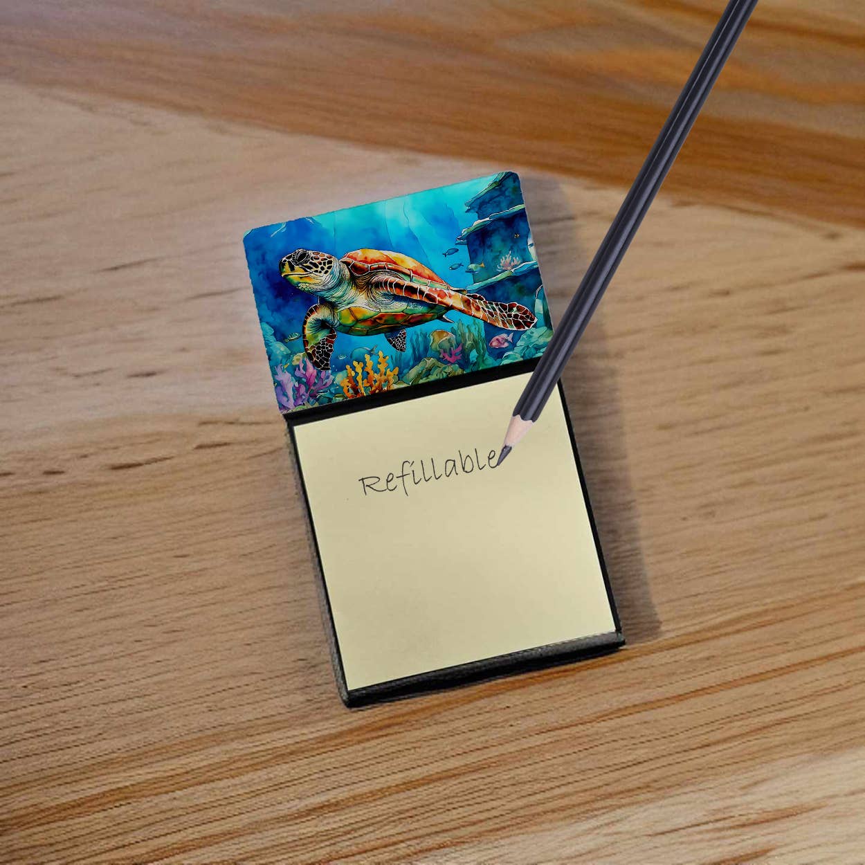 Loggerhead Sea Turtle Sticky Note Holder DAC2805