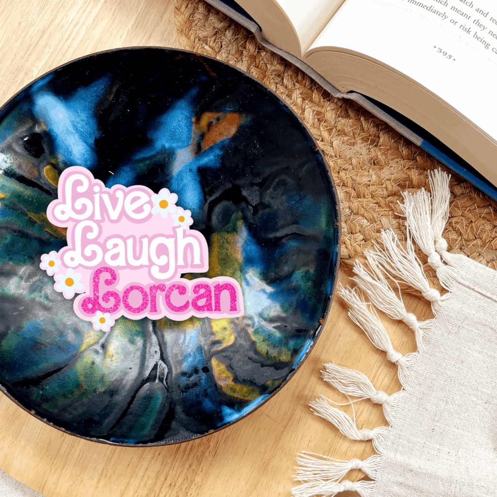 Throne of Glass Live Laugh Lorcan Sticker