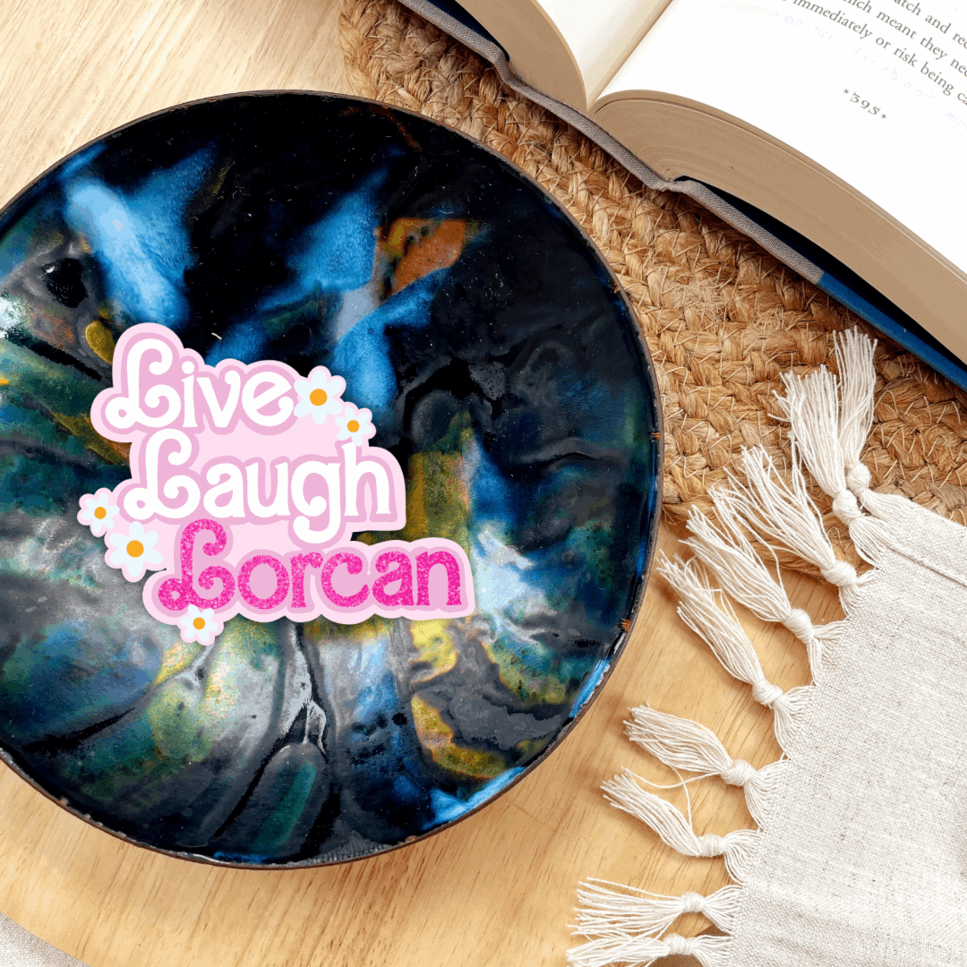 Throne of Glass Live Laugh Lorcan Sticker