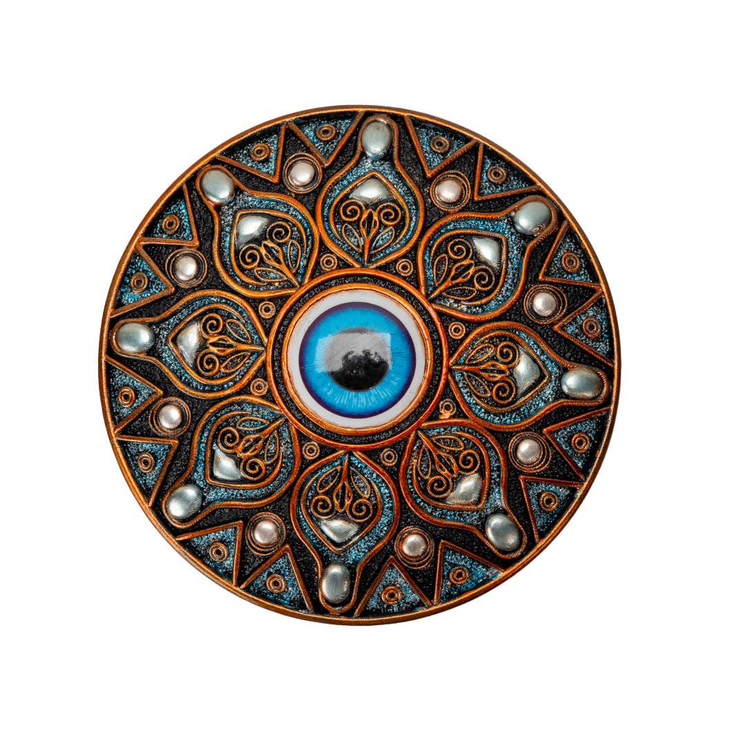 Evil Eye Round Trinket Box