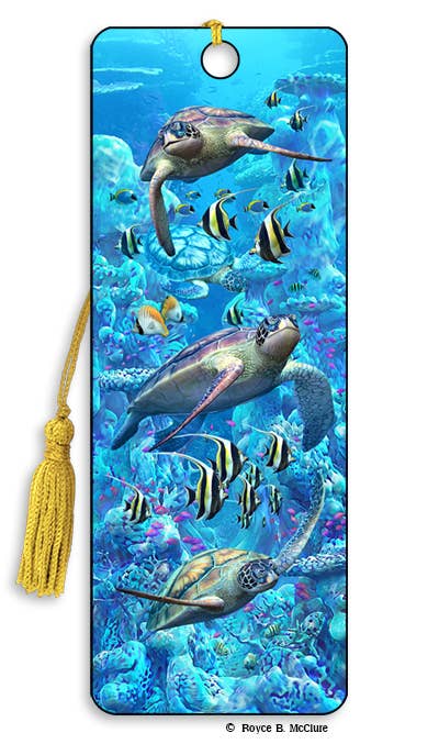 3D Royce bookmark - Turtle Town