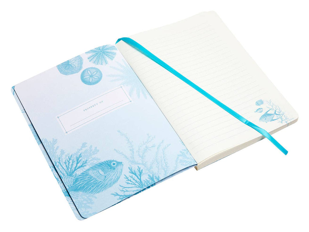 Art of Nature: Under the Sea Softcover Notebook with Elastic Band