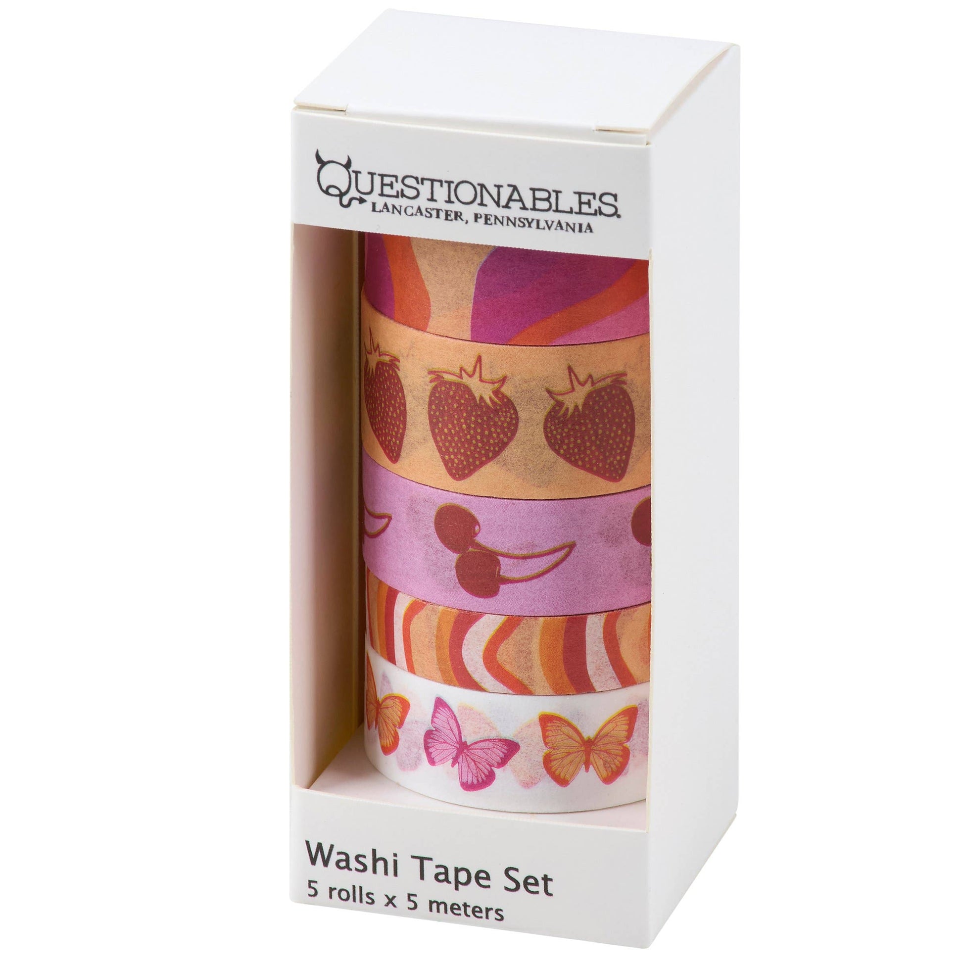 Strawberry Washi Tape Set