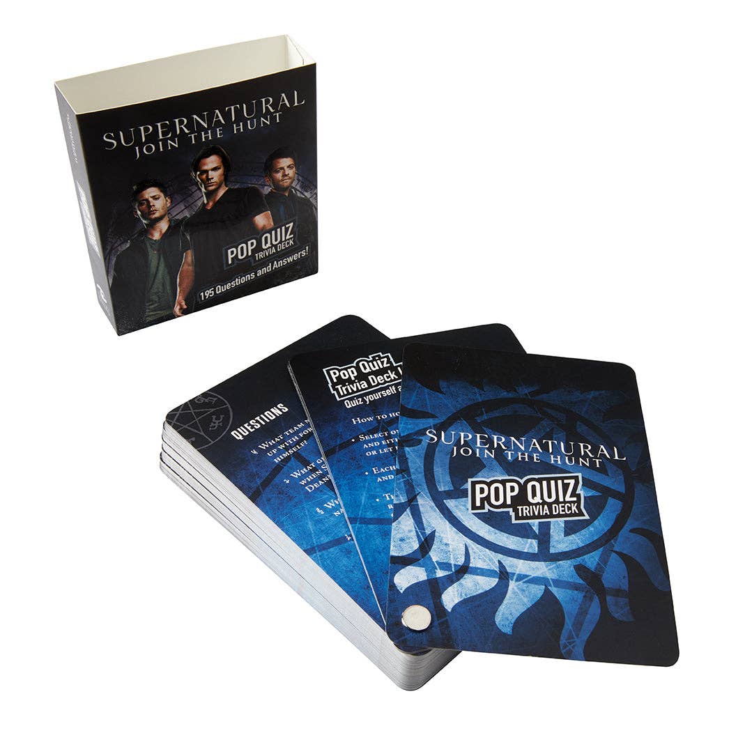 Supernatural Pop Quiz Trivia Deck