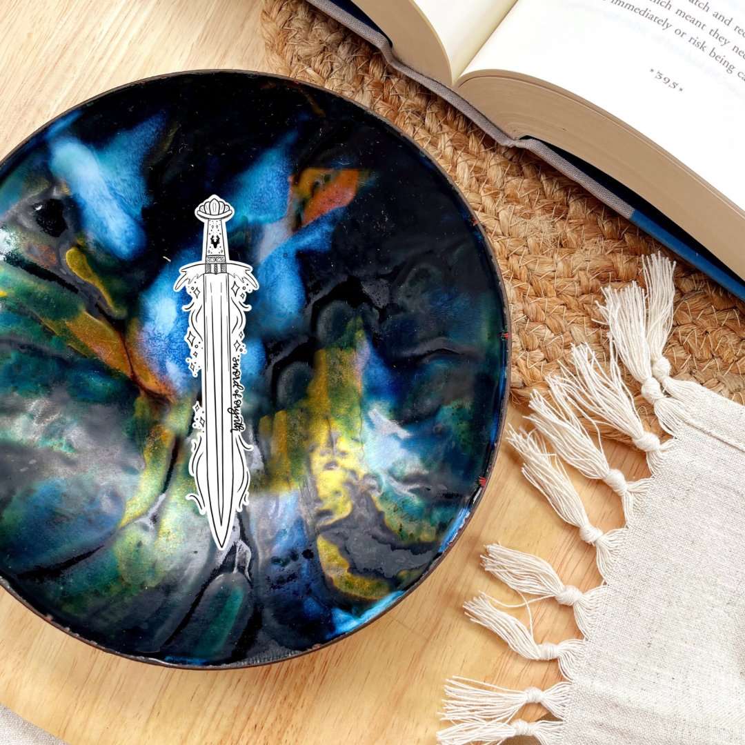 Throne of Glass Swords Sticker Set