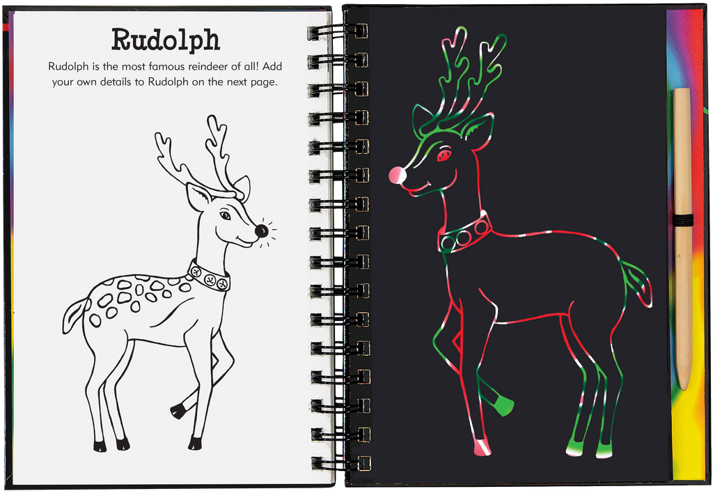 Merry Christmas Scratch and Sketch