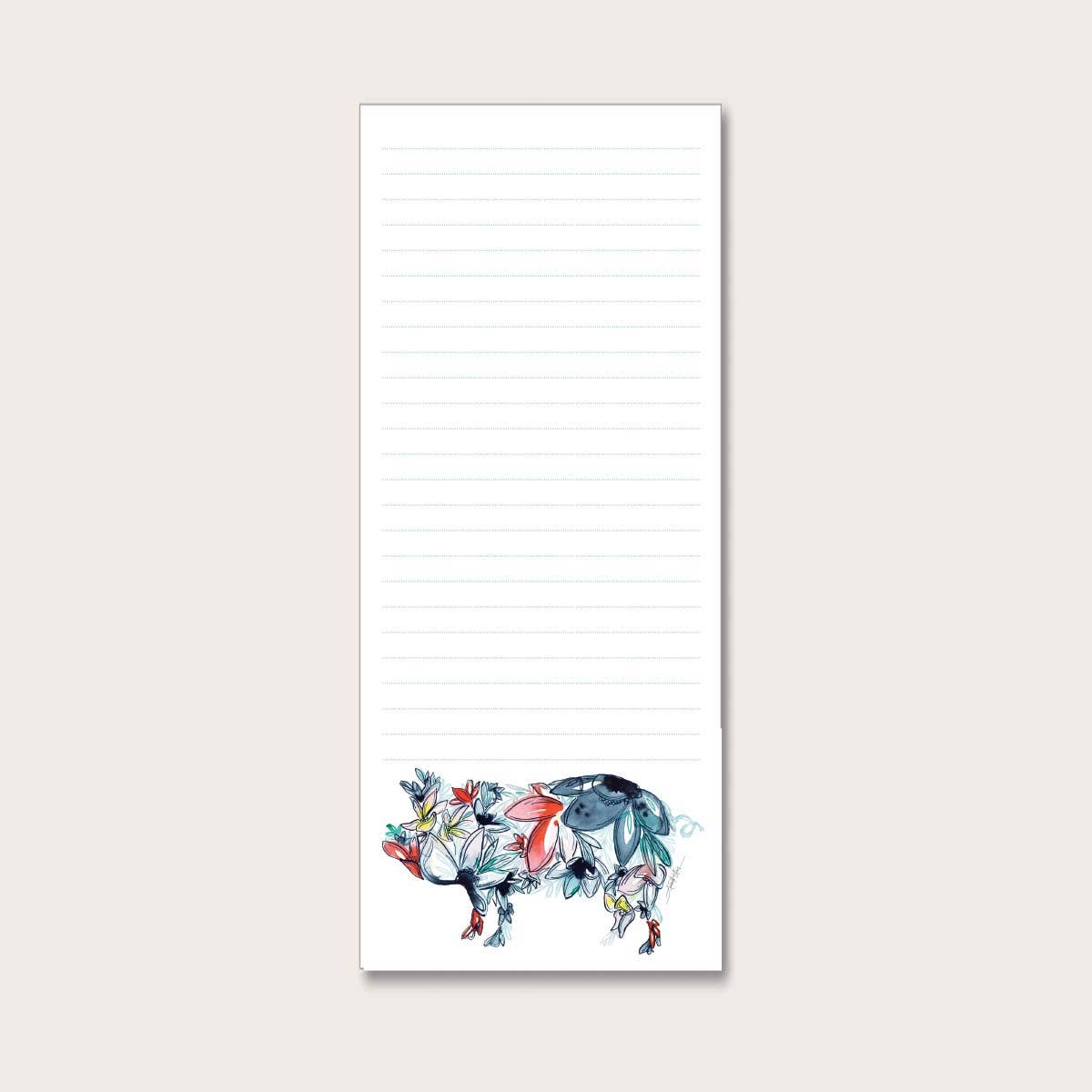 Pig Refrigerator Notepad