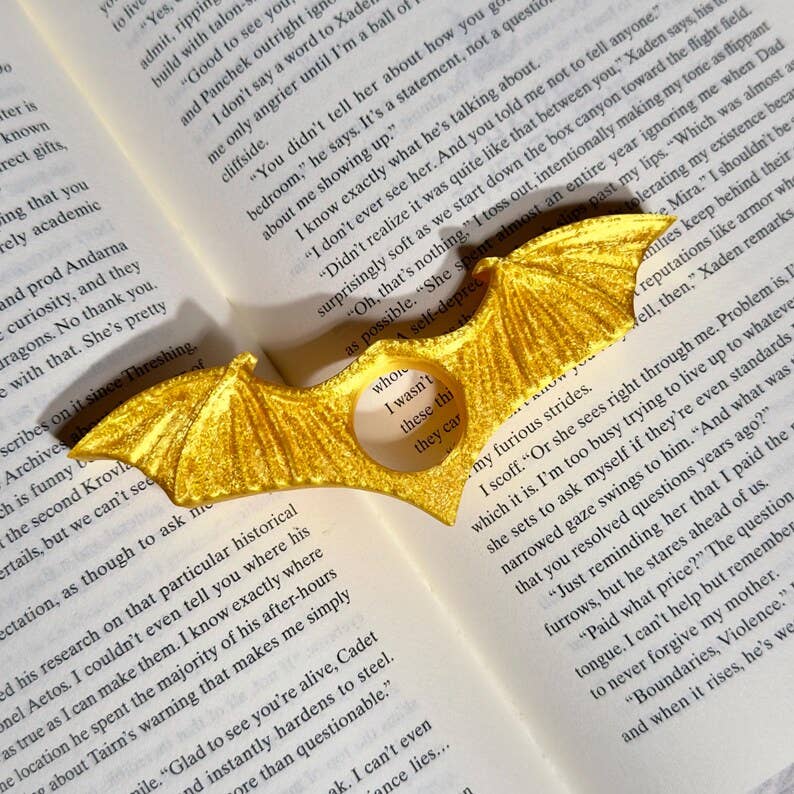 Bat Wing Thumb Page Holder | Accessory for Book Lovers