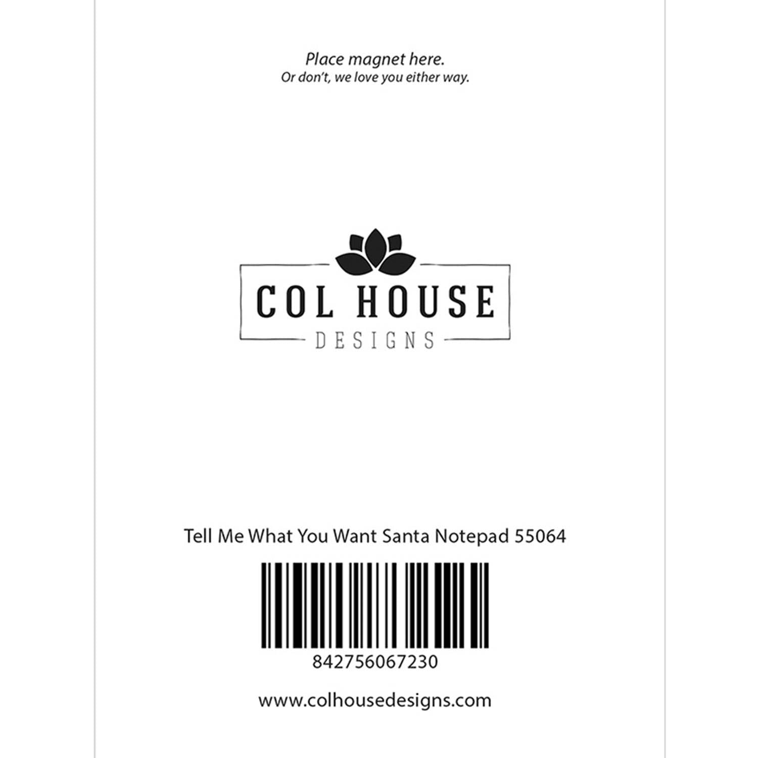 Tell Me What You Want Santa Notepad