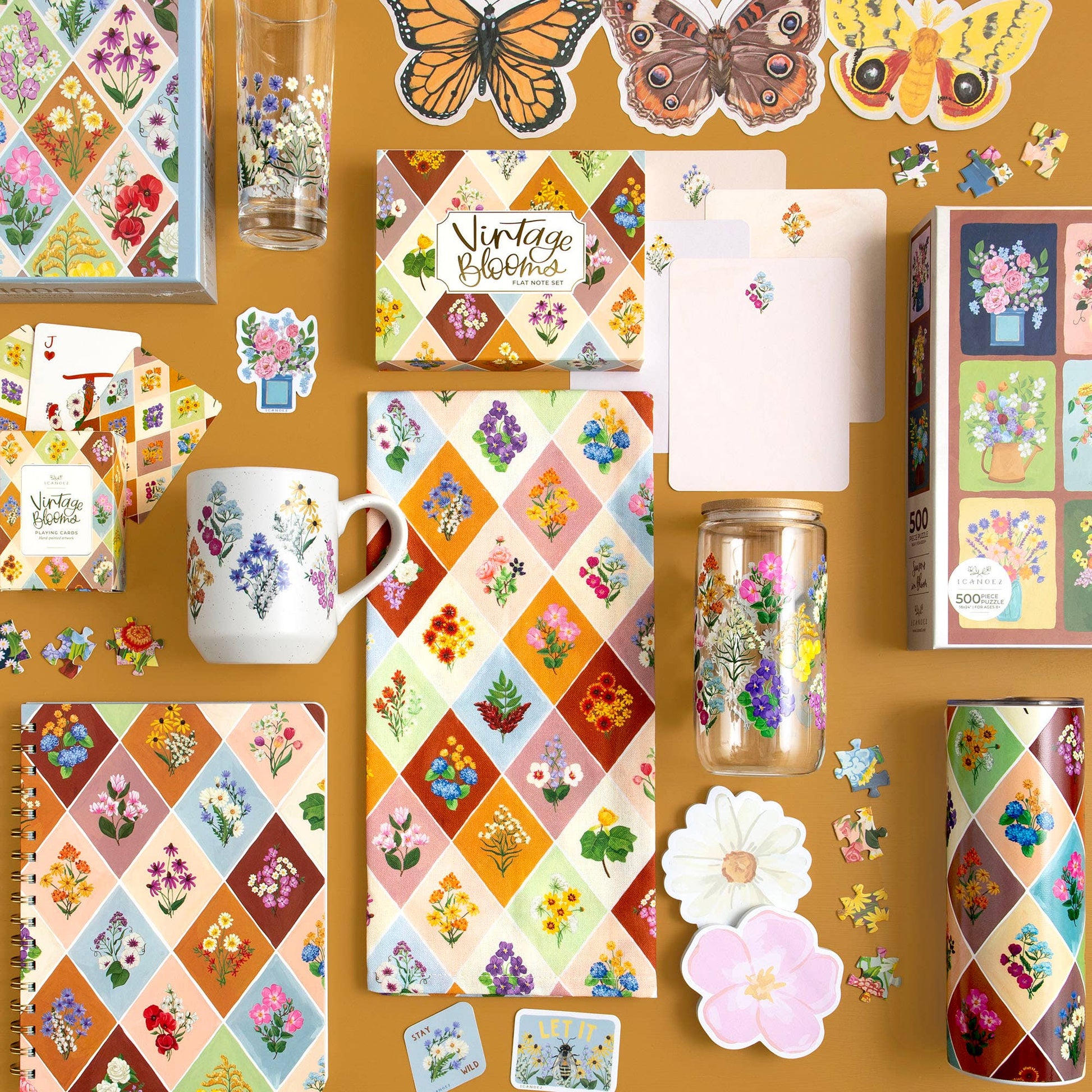 Vintage Blooms Daisy Sticky Notes