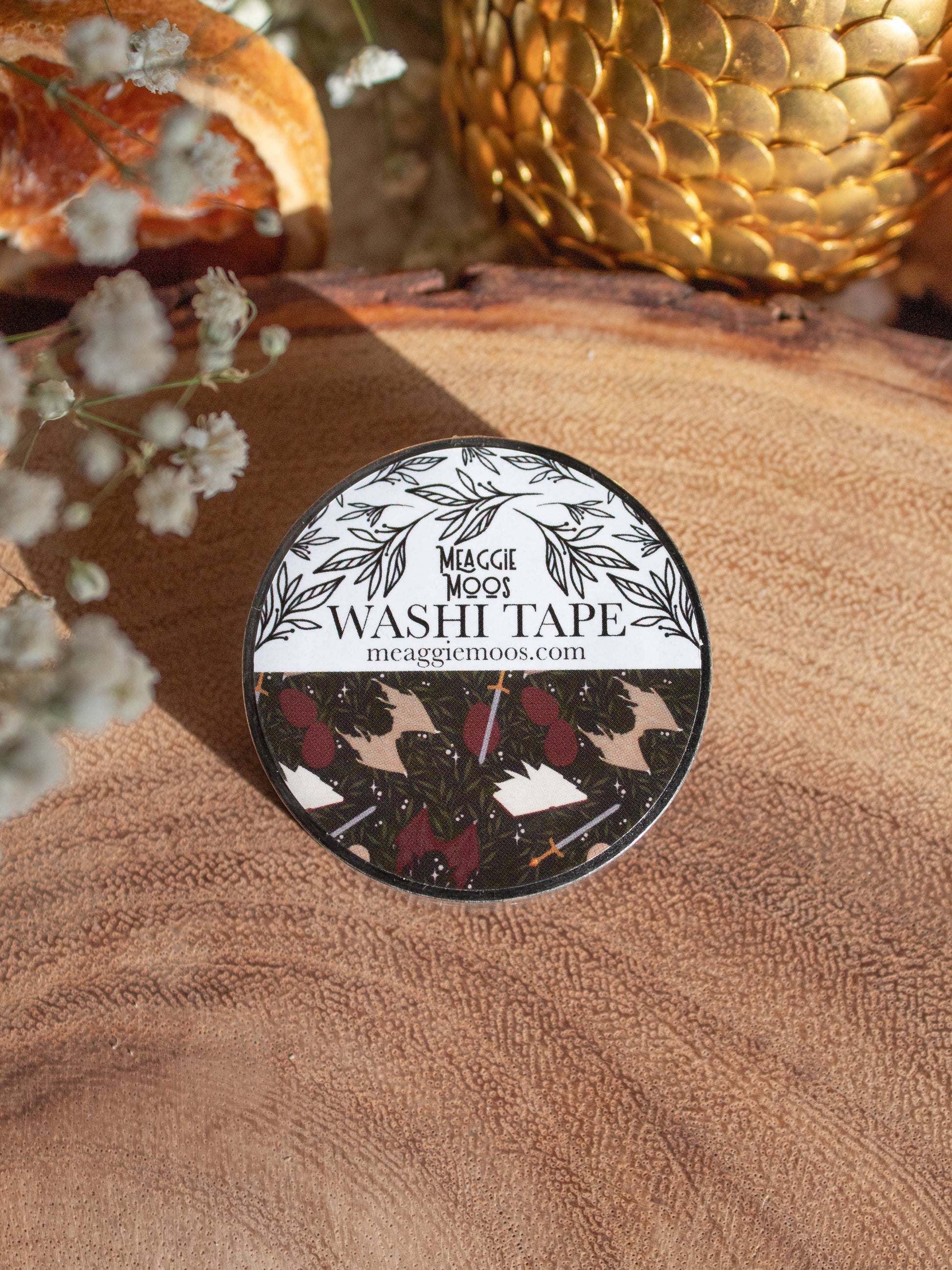 Dragons Den Washi Tape | Fantasy Reader Stationery