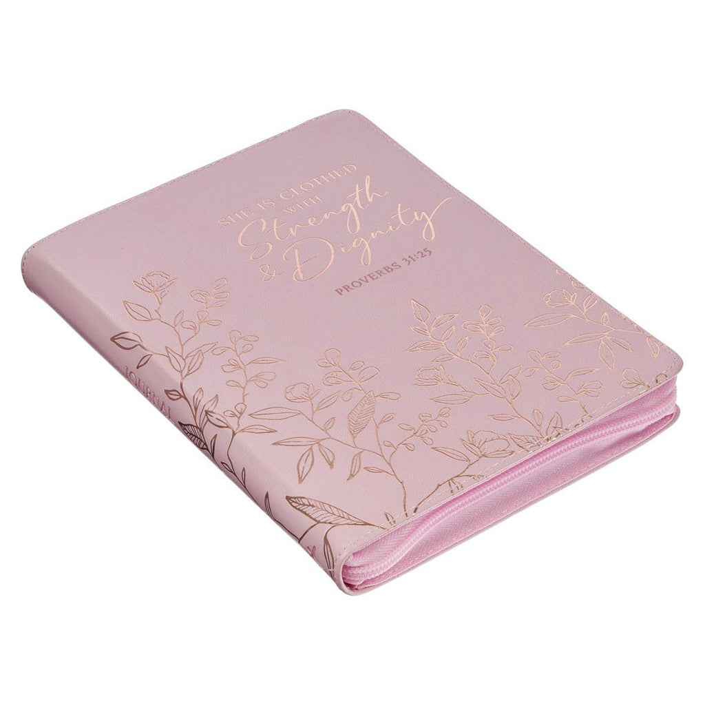 Journal Classic Zip Pink Strength & Dignity Prov. 31:25