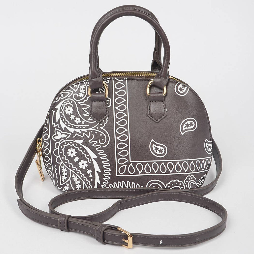 Bandana Print Handle Bag