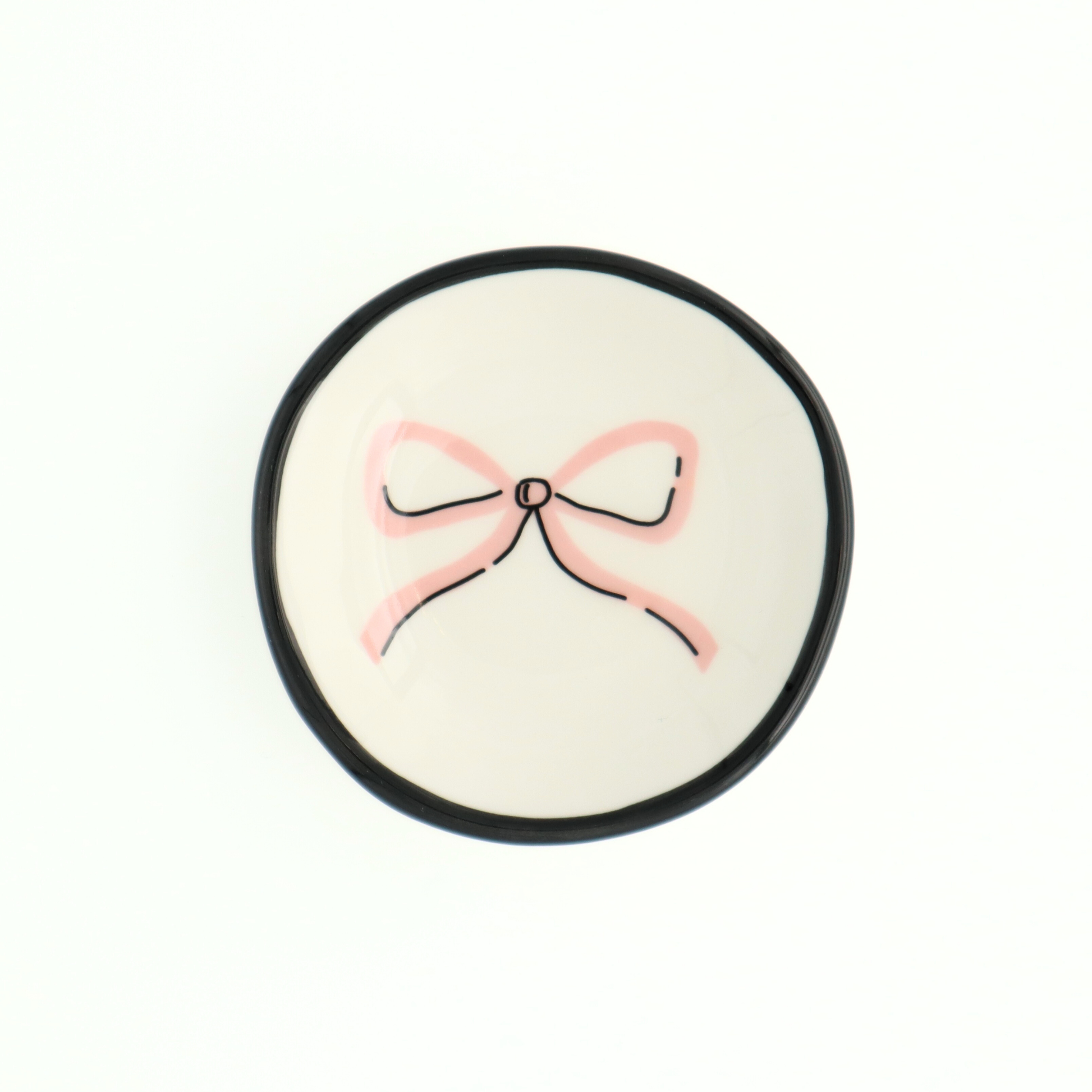 Ring Dish Pastel Pink Bow