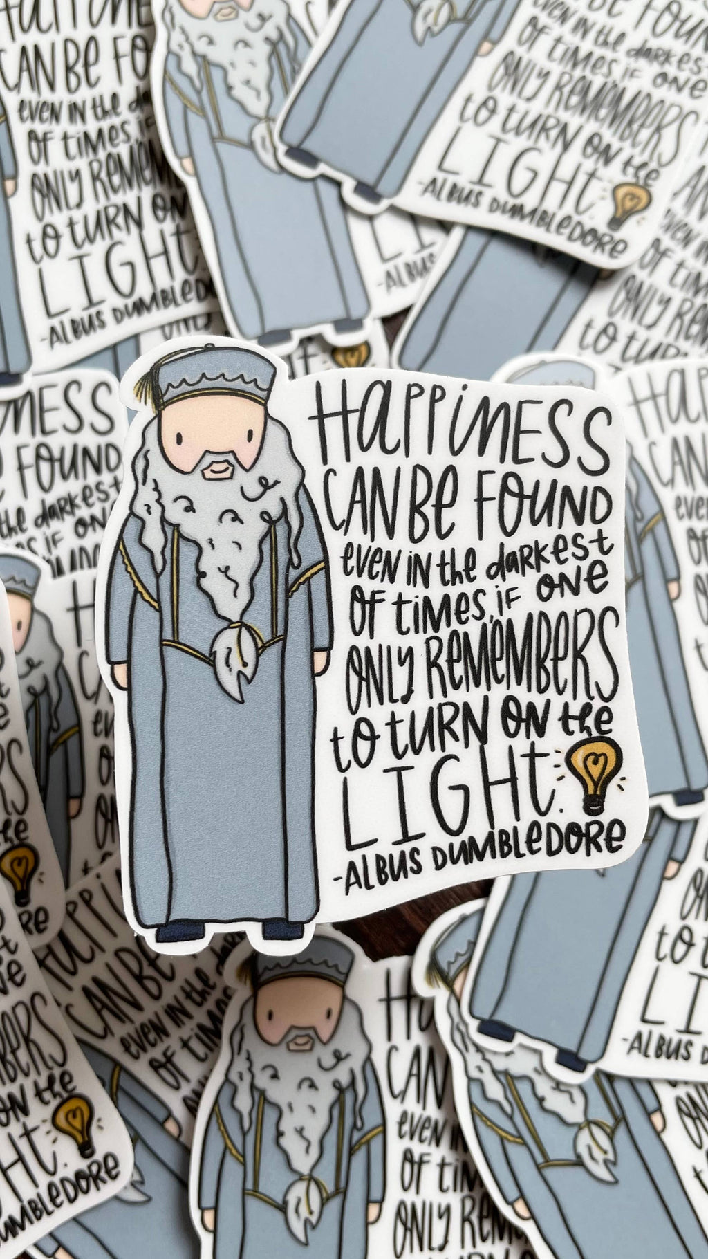 Wise Wizard Inspirational Sticker