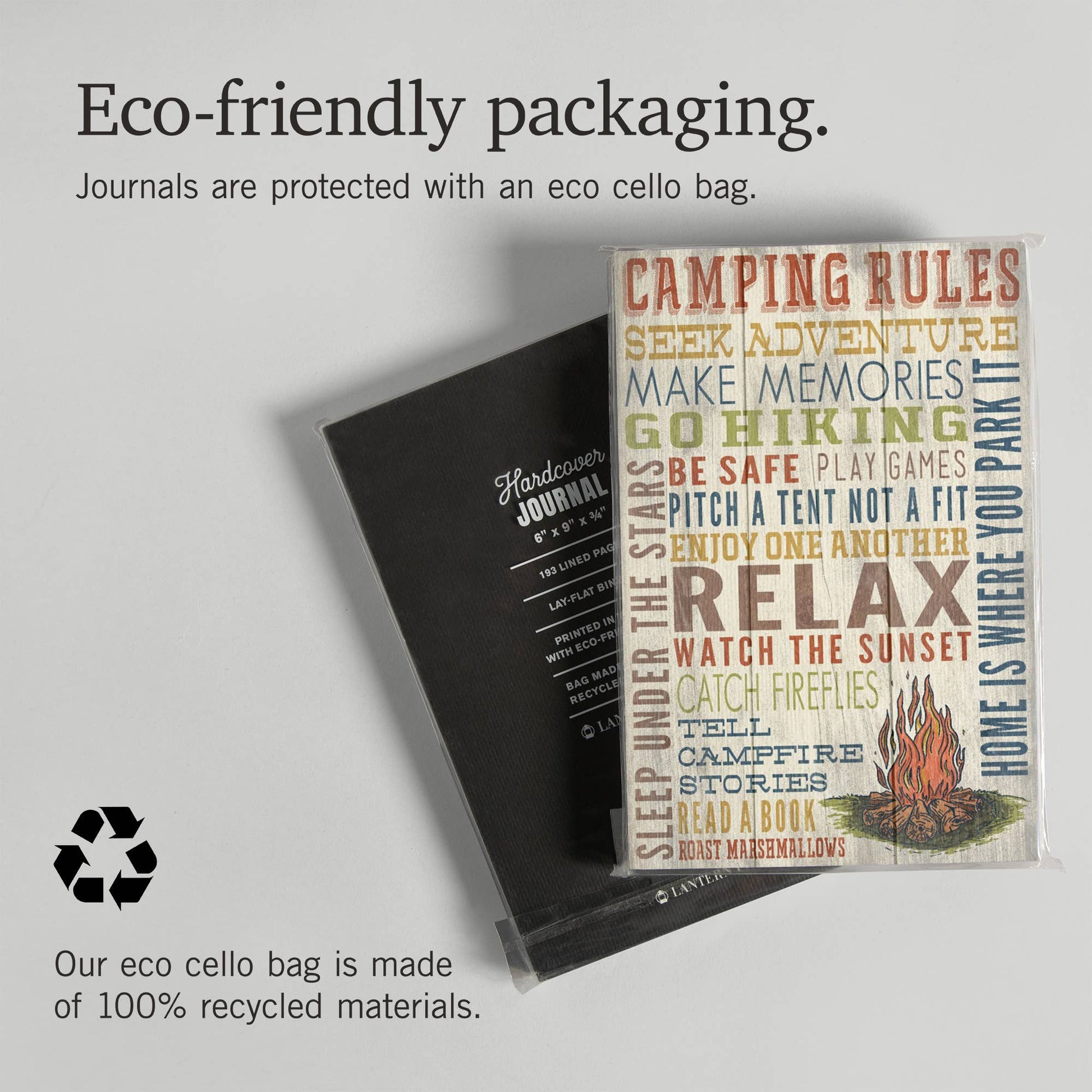 PREMIUM JOURNAL Camping Rules, Home Is Where You Park It