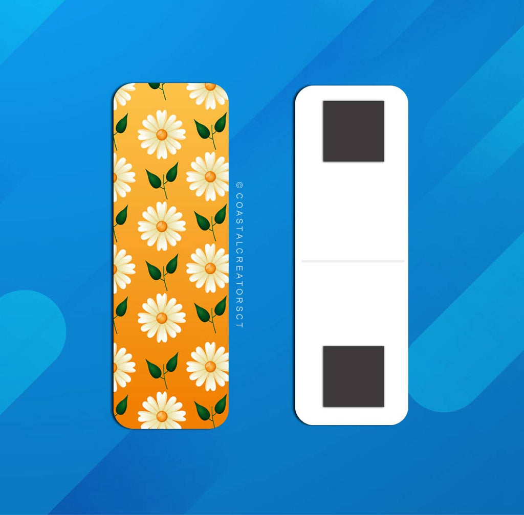 2-Pack Colorful Sunflowers Magnetic Bookmarks (Packaged)