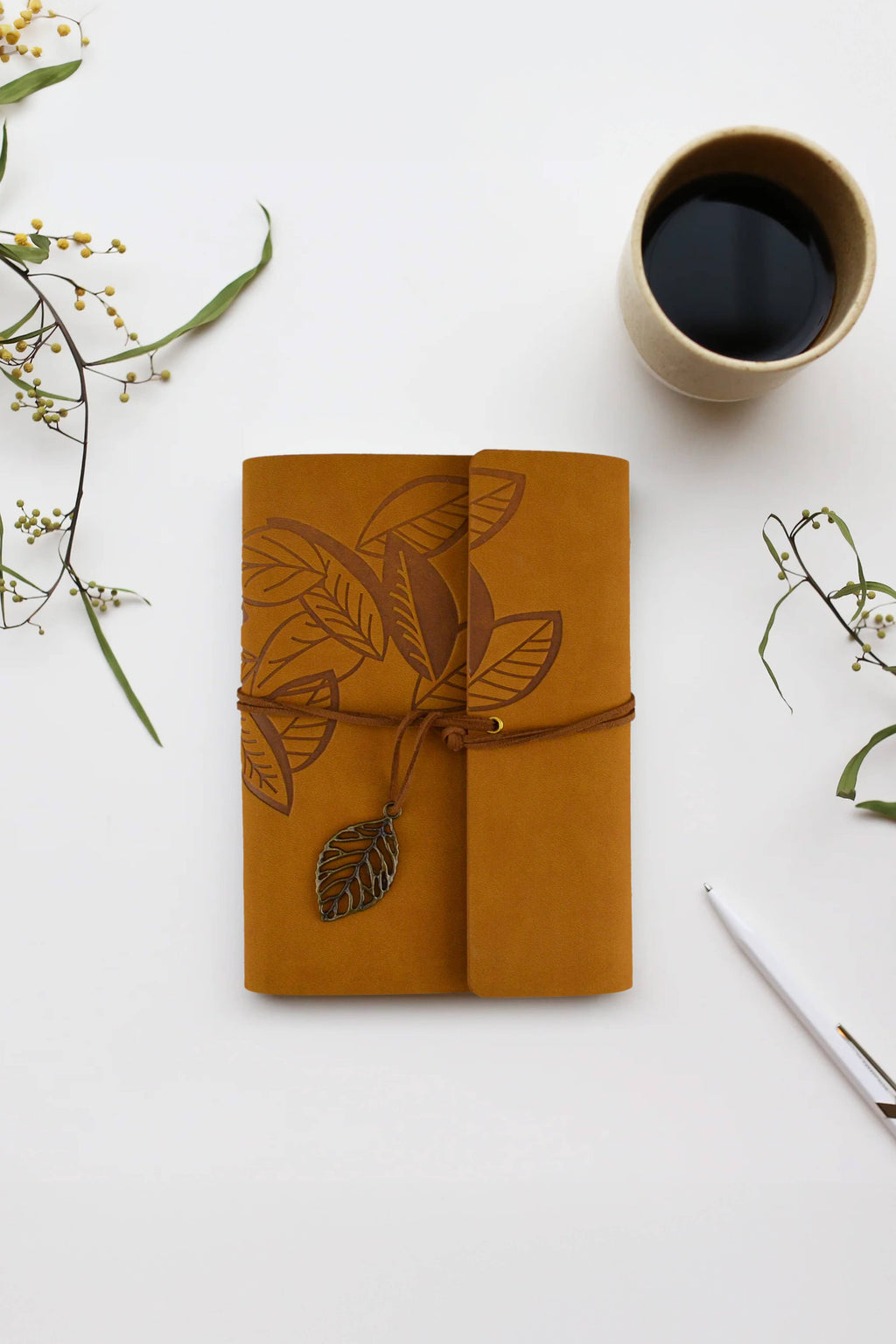 Re-fillable Journal Leaf - Brown