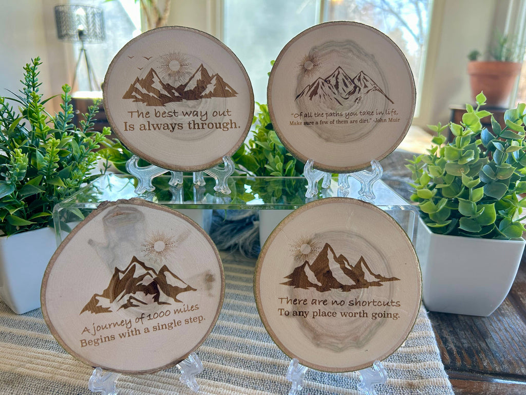 Of all the paths you take in life, John Muir Quote Coster