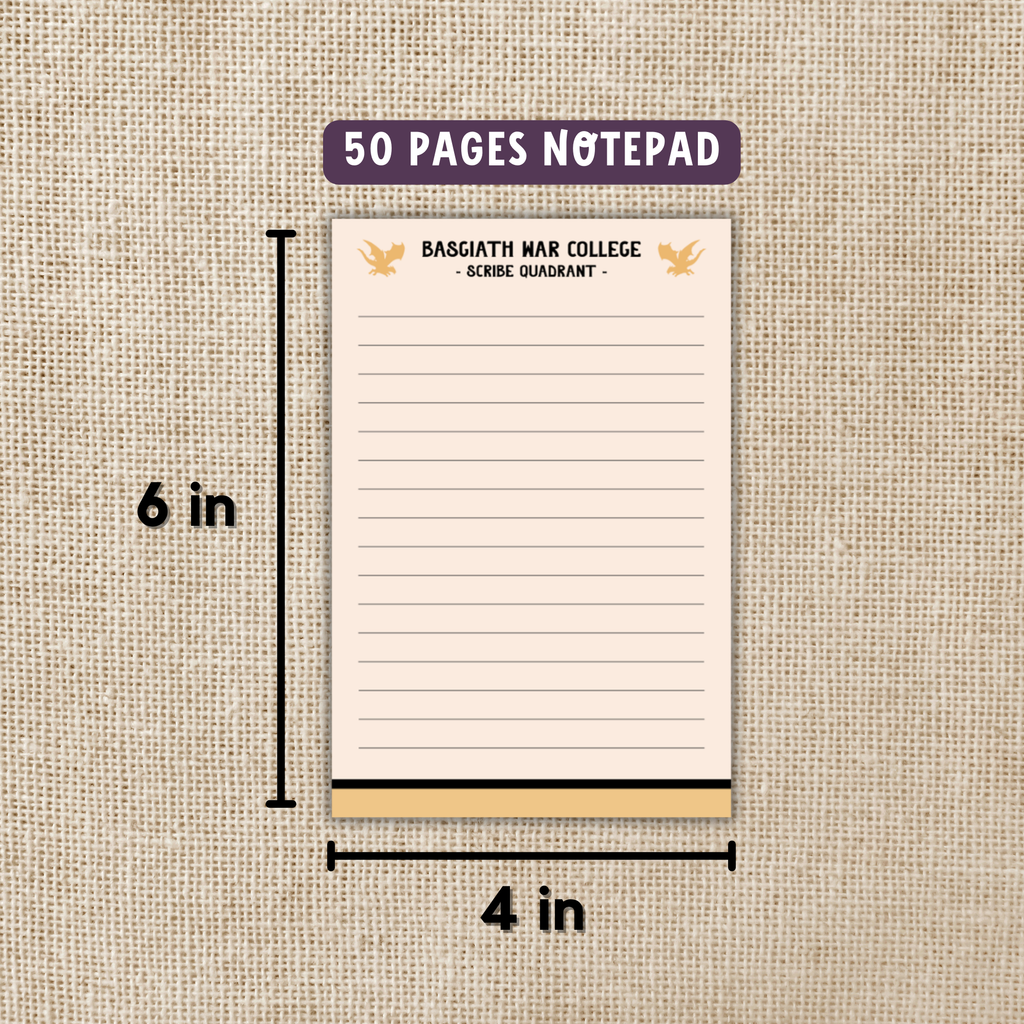 Scribe Quadrant Notepad | Fourth Wing