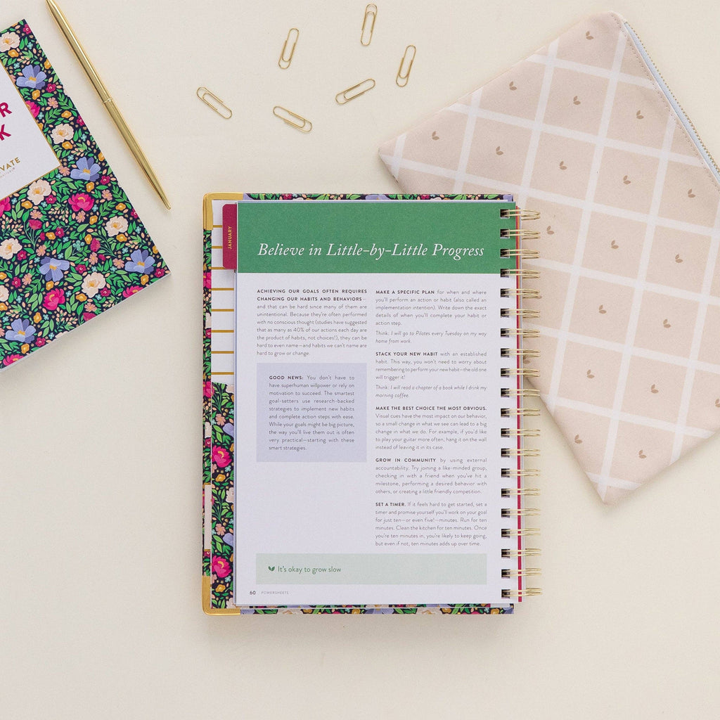 2026 One-Year PowerSheets® Goal Planner | Leaf