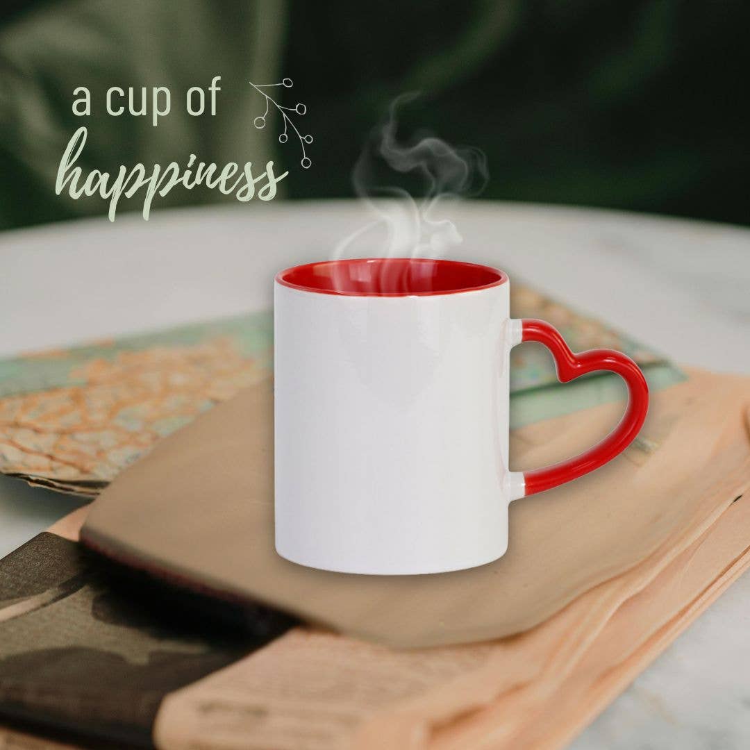 Red Heart Mug - Ceramic