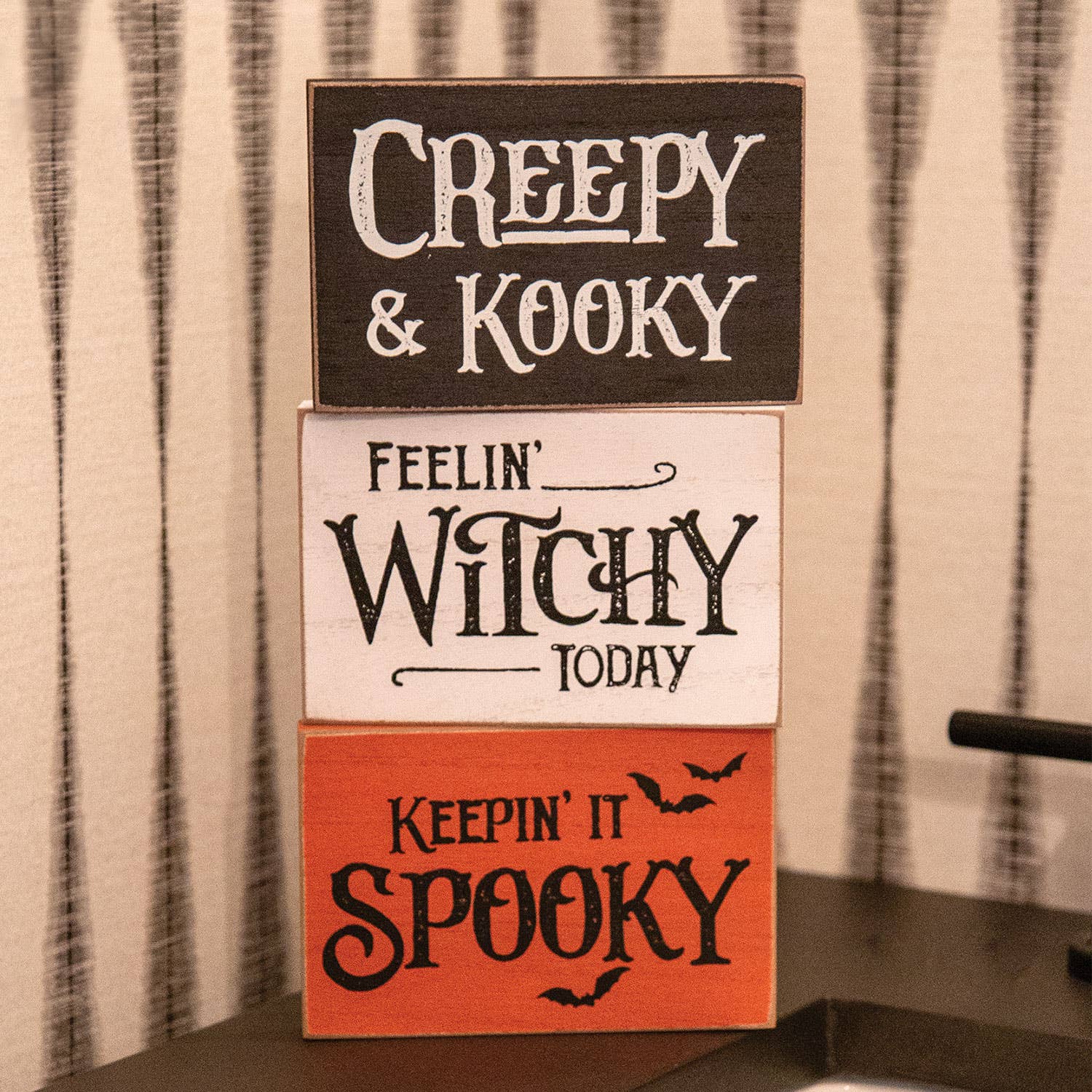 Creepy & Kooky, Witchy, or Spooky BLOCK Sitter