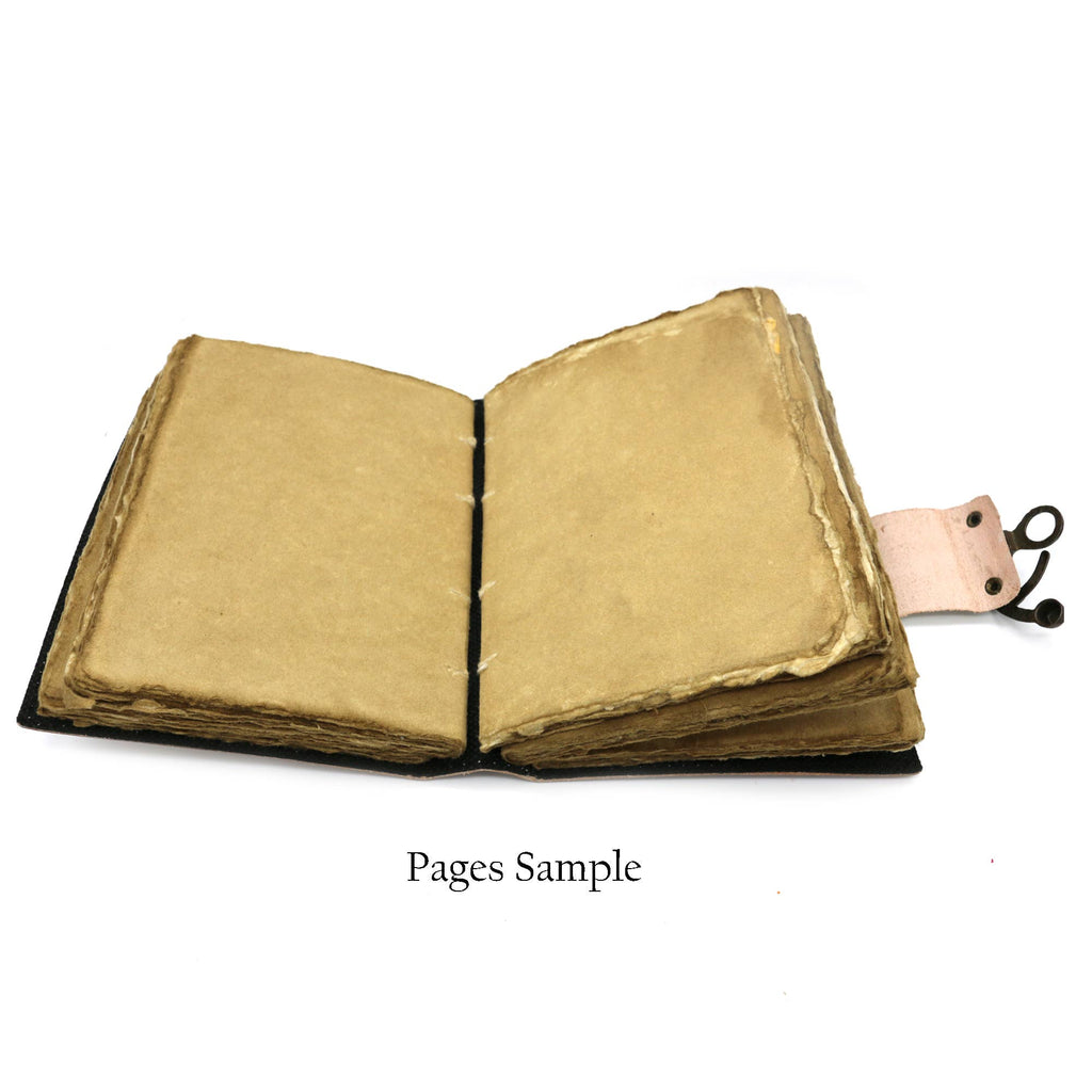 Solar Symphony Blank Leather Journal (5 x 7 in.)