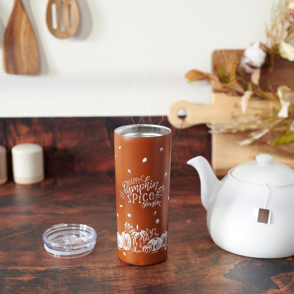 Happy Pumpkin Spice Coffee Tumbler