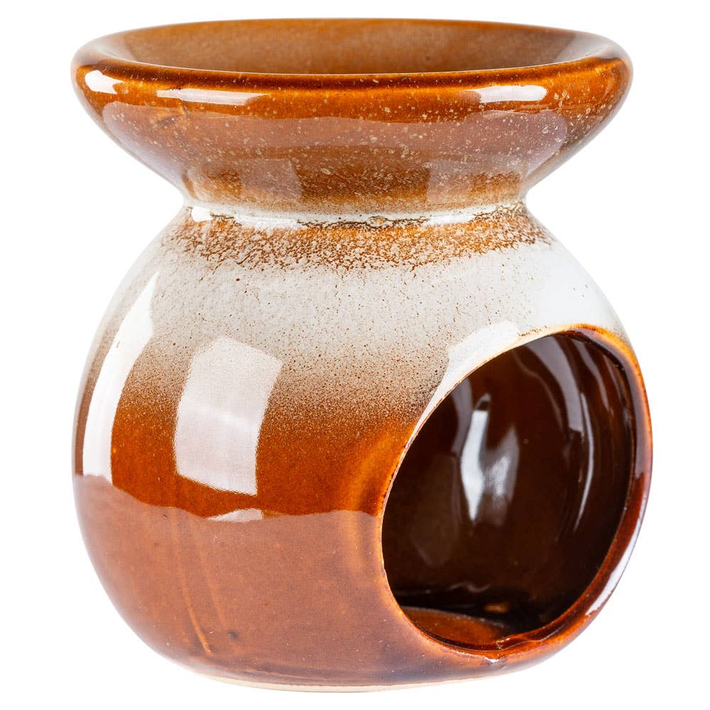 MOON AND STARS CERAMIC OIL BURNER