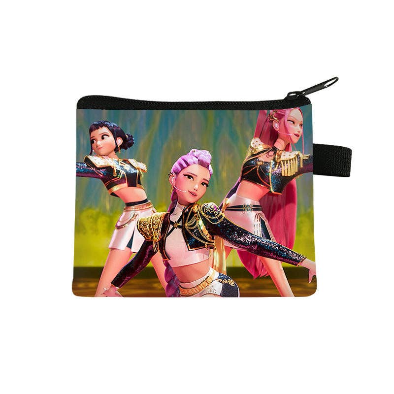 KPOP demon hunters mini coin purse wallet