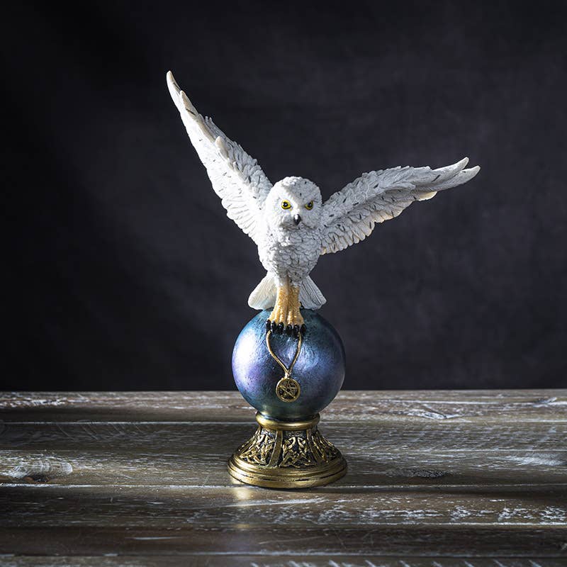 Snowy Owl on Orb