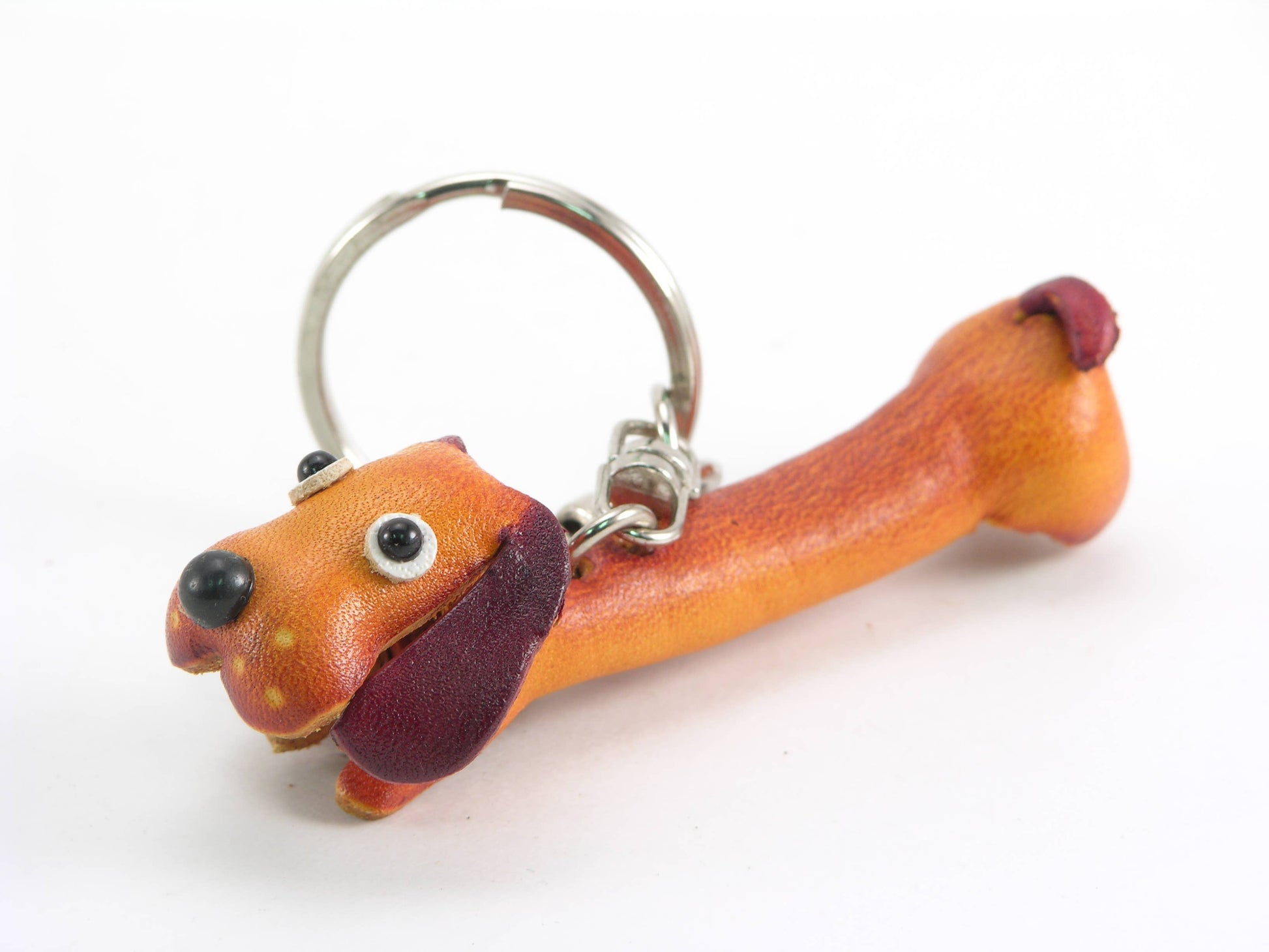 Assorted handmade leather KeyChains - Animals