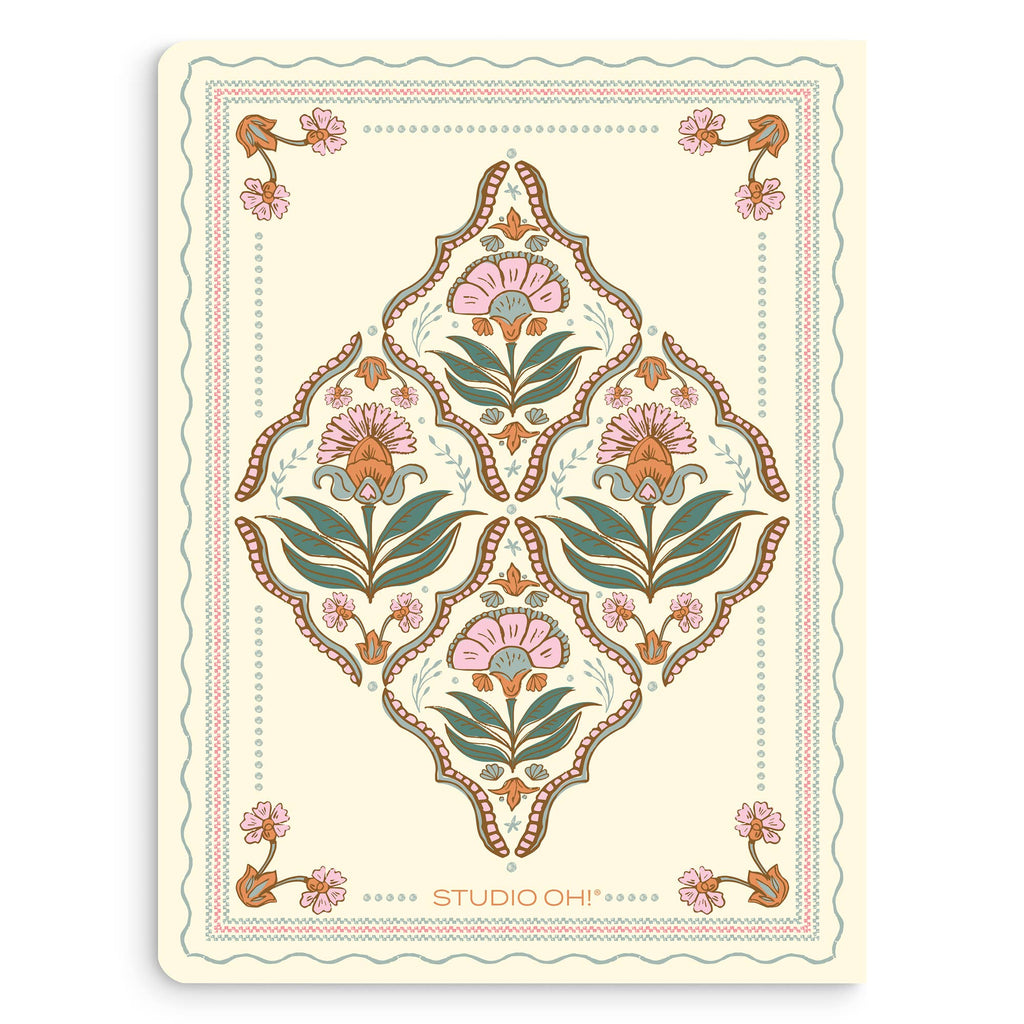 Floral Tapestry Medium Coptic-Bound Journal