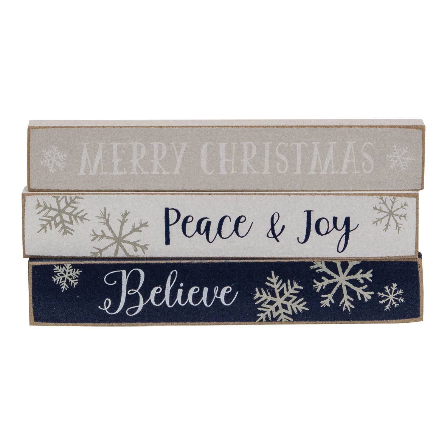 Believe Snowflake Mini Stick, 3 Assorted