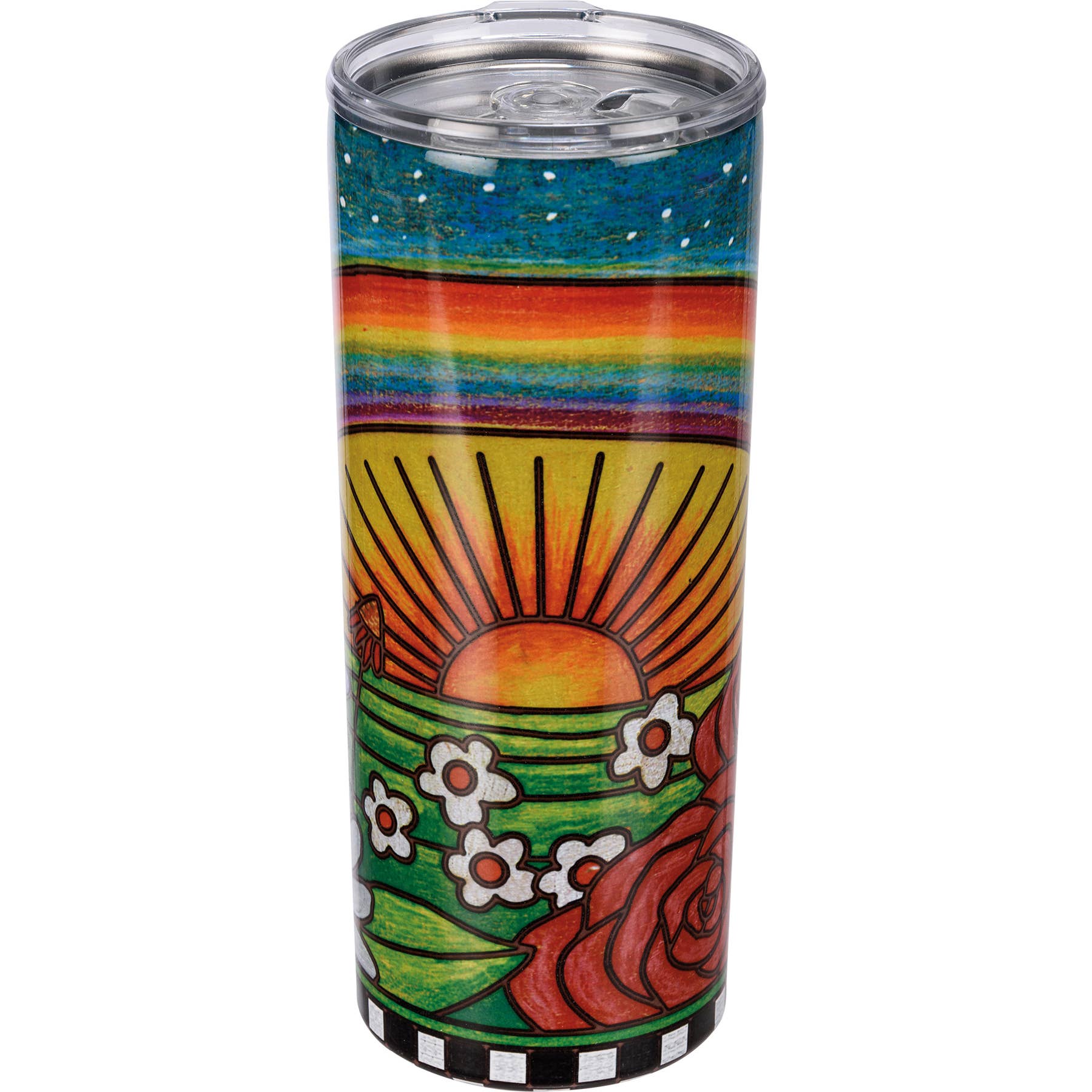 Rainbow Color Coffee Tumbler