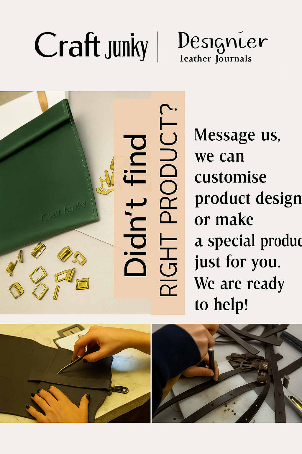 Leather Journal Notebook with Book Lover Print Quote Journal